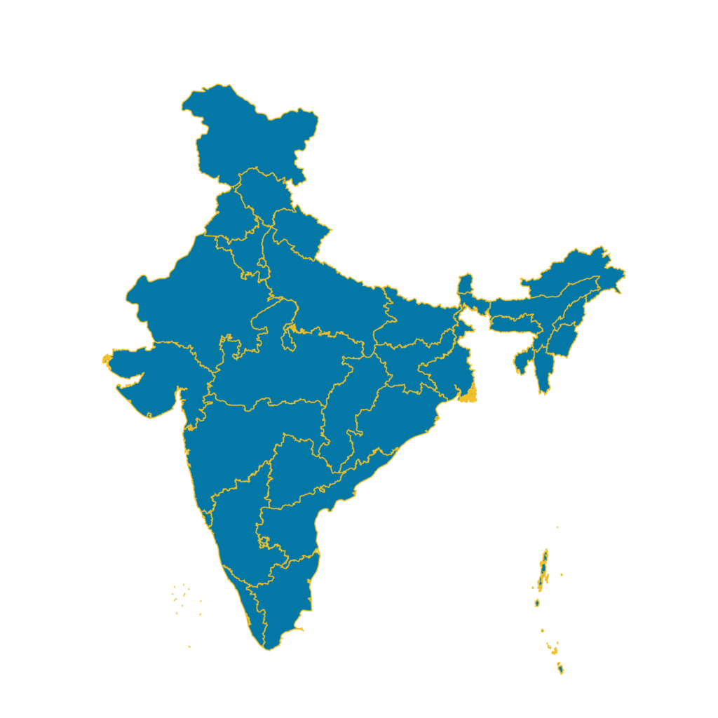 india map locating product distributors - AICPDF